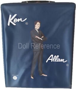 1964+ Allan Vintage Dolls Identified USA 6 1964 Allan blue vinyl case French Canada