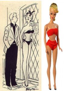 1955+ Bild Lilli doll red bikini 